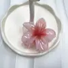 Clip de Flor de Frangipani de Colores Transfronterizo Europeo y Americano Clip para el Cabello Bauhinia Clip de Tiburón para el Cabello de Vacaciones en la Playa Joyería