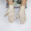 Spandex primavera verano hombres y mujeres blanco etiqueta finos elásticos guantes baile conducción negro absorbente de sudor transpirables protección solar guantes