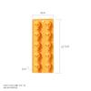 Molde de silicone para bolo de Halloween transfronteiriço, 6 moldes de bolo de abóbora uniformes, molde para assar em casa, molde de silicone faça você mesmo para bolo