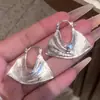 Aretes de Tachuela Geométricos Flor de Ojo de Tigre Otoño e Invierno Estilo Coreano Ins Moda Versátil Personalidad Pendiente para Mujer Sensación de Alta Gama