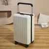 Maleta de Carrito Ancho para Niñas con Buen Aspecto, Maleta Ultraligera y de Gran Capacidad, Maleta de Carrito de Aleación de Aluminio con Cremallera de 24 pulgadas