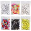 Nuevas cuentas de plástico acrílico transfronterizas hechas a mano, pulsera DIY, joyería para niños, cuentas redondas con cara sonriente, juego de cuentas
