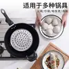 Grade de cozimento a vapor de aço inoxidável, grade interna de cozimento a vapor, cesta de panela de arroz com pernas altas, grade de cozimento a vapor para uso doméstico, cozinhador de ovos, suporte de grade de armazenamento para cozimento a vapor