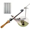 Herramienta Multifuncional para el Hogar, Aleación de Aluminio Todo Metal, Tipo Portátil y Sencillo, Afilado Direccional Rápido, Afilador de Cuchillos de Ángulo Fijo