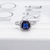 Anillo nuevo de Cao Shi para Europa y Estados Unidos, moda OL sencilla, anillo de circonita para dama, accesorios de microdiamantes chapados en plata y cobre.
