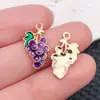 Acessórios de Joias DIY Transfronteiriços Esmalte Estrela de Cinco Pontas Formato de Coração Pingente de Chaveiro de Bolsa Brincos Colar Pulseira Charme