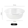 Nuevo Lavamanos Transparente Lavamanos de Plástico Engrosado Lavar Ropa Lavar Verduras Lavabo para Lavar Pies de Dormitorio Estudiantil Lavabo Pequeño