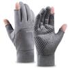 Luvas de Outono e Inverno para Homens e Mulheres, Esportes ao Ar Livre Ciclismo Quentes à Prova de Vento Tela Sensível ao Toque Luvas de Dedo Inteiro