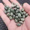 8 * 12 mm Cuentas Cielo Noble cuentas de arroz Cuentas sueltas de Jade ágata Cuentas Cielo Verde cuentas luantong pulsera collar joyería