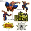 Cartão de decoração de bolo Teia de Aranha cartão criativo desenho animado homem-aranha Crianças Bebê aniversário acessórios de panificação plug-in