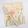 Papel de Envoltura Nuevo Estilo Jardín de Ensueño Ramo de Flores Papel de Pintura al Óleo Elementos de Flores de Peonía Materiales para Floristería Empaque