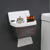 Venta Directa de Fábrica Portarrollos de Papel Higiénico Impermeable para Uso Doméstico, No Requiere Perforar Agujeros, Dispensador de Papel Higiénico de Pared para Baño