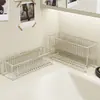 Prateleira de Armazenamento para Pia de Banheiro, Organizador de Mesa de Maquiagem para Desktop, Novo Modelo Prateleira de Armazenamento Multicamadas para Bancada de Aço Inoxidável 304