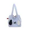 Bolso de Peluche Nuevo Lindo para Otoño e Invierno para Mujer, Bolso Tote Dulce Versátil de Gran Capacidad, Bolso Cruzado de Hombro Casual para Viajes Diarios