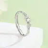 Anillos Originales de Eucalipto Azul y Pareja de Pájaros, Anillos a Juego Estilo Bosque Estilo Ins, Diseño de Nicho, Anillos a Juego para Hombres y Mujeres, Regalo de San Valentín
