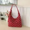 Bolso de hombro de lunares transfronterizo para mujer, nuevo modelo 2026, bolsa tipo empanada de gran capacidad para el día a día, bolso cruzado simple, elegante, versátil