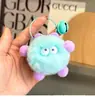 Lindo imitación de pelo de conejo Rex bolsa de cerdas pequeñas colgante mochila cosas feas muñeca adornos de campana pequeña Muñeco de dibujos animados vapor