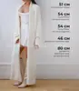 Abrigo tipo suéter de imitación de piel de visón transfronterizo para mujer, nuevo top de punto suave para otoño e invierno, cárdigan largo esponjoso casual