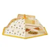2025 Nuevo Estilo Cubierta para Verduras Casera Plegable Cubierta para Mesa de Comedor Red de Verduras Cubierta Anti-Moscas y Polvo Estructura Gruesa de Acero Cubierta para Sobras de Verduras