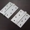 Bisagra de ventana de aluminio de 4 pulgadas, 3 juntas de cobre, para puerta de habitación, baño, puerta de madera, puerta de gabinete, bisagra de hoja suelta silenciosa