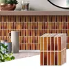 Pegatinas de Pared Autoadhesivas Gruesas para Uso Doméstico Meiji Espuma Cocina Baño Papel Tapiz Impermeable y a Prueba de Aceite Pegatinas de Decoración para Dormitorio