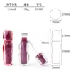 Fábrica Lili de Shantou Tubos Transparentes Irregulares para Brillo de Labios, Materiales de Empaque Cosmético, Labial Doble Capa, Tubos Dispensadores de Aceite para Labios, Tubos para Brillo de Labios