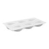 Molde de silicona para mousse de amor de 6 piezas estilo francés, molde de silicona para pastel con forma de corazón de dos piezas para hornear DIY, entrega