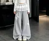 Calça Super Bonita para Meninas Primavera e Outono 2026 Novo Estilo Moda Infantil Menina Grande Casual Calça de Pernas Largas Calça Esportiva de Outono