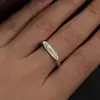 Anillo Popular de Dos Tonos Grabado de Xiaohongshu Otoño e Invierno Retro Lujo Accesible Gama Alta Versátil Par de Anillos Envío Directo