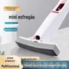 Mini Mop Dobrável, Esponja Mãos Livres, Absorvente, para Cozinha, Banheiro, Carro, Mop Preguiçoso Portátil