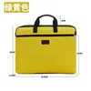 Bolsa de archivo de lona A4 para estudiantes hombres y mujeres, bolsa portátil para información de tutoriales, bolsa con cremallera, bolsa de archivo gruesa, bolsa para conferencias