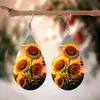 Pendientes Nuevos de Acrílico Transfronterizos, Pendientes de Acrílico Personalizados Estilo Retro Árbol de la Vida, Pendientes Modernos y Versátiles