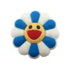 Flor de rosto sorridente desenho animado sapatos de buraco fivela decorativa flor de sapato fivela de sapato acessórios de saco de buraco fofos ponto transfronteiriço