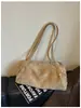 Bolsas de moda de alta qualidade, bolsas de ombro simples com alça longa, versáteis para exportação, material camurça, elegantes e adequadas para o dia a dia, bolsas de mão estilo coreano