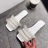 2026 Estilo Coreano de Um Passo Verão Feminino Nova Moda Versátil Temperamento Pérola Renda Estilo Fada Chinelos Transfronteiriço