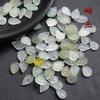 Jade Dongling Natural Jade Xiuyu Verde Seco Jade Negro Verde Hojas Accesorios DIY Pulsera Collar Aretes Accesorios para Horquilla