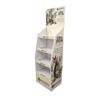 Expositor de suelo personalizado para productos de cuidado de la piel de Costco Walmart, expositor de papel, expositor de papel