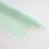 Ropa Floral Papel de Envoltura de Flores Impermeable, Marco Simple de Luna Hielo Agua Borde de Película Opp, Materiales de Empaque de Película de Gelatina Semitransparente ¡Ahora Disponibles!