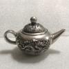 Antigo pote estilo antigo Dinastia Qing Ano Qianlong dragão e fênix pote com relevo dragão e fênix banhado a cobre e prata artesanato ornamentos coleção antiga