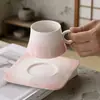 Caneca de Café Pessoal Feminina, de Alto Padrão, Requintada, Simples, Estilosa, Caneca de Bebida de Aparência Sofisticada para Escritório, 180ml