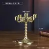 Adorno de Candelabro Retro de Hierro Forjado Europeo Sala de Estar Comedor Decoración de Atmósfera para Cena a la Luz de Velas Decoraciones Creativas para el Hogar