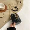 Bolsa de Ombro Transversal Corrente Moda Coreana Feminina 2024 Primavera Nova Versátil Ins Bolsa Balde para Mulheres