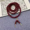 Cuentas Sueltas de Cinabrio Cuentas Redondas Pulsera de Círculo Único para Mujer Joyería de Cuentas de Transferencia para Hombre Pulsera de Cuentas Budistas Pulsera