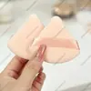 (Cosido) Esponja de Polvo de Terciopelo de Cristal, Esponja de Polvo Triangular Multicolor, Esponja de Algodón para Polvo Seco, Doble Uso para Aplicaciones Secas y Húmedas