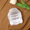 Tazón Tallado de Yeso Transparente Natural Personalizado Tazón de Yeso con Diferente Imagen Tazón para Guardar Joyas Decoración de Escritorio