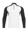 Outono e Inverno Novo Camiseta Esportiva Masculina de Manga Comprida com Meio Zíper Casual Versátil Roupa Europeia e Americana Corrida Fitness Meio Aberta