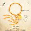 Loja de Ouro Mesmo Estilo Ouro de Areia Vietnamita Amarelo de Xizang Deus da Riqueza Pulseira Tassel Tecido à Mão Corda de Mão Acessórios DIY Pulseira para Mulheres