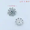 Botón de Corazón de Melocotón de Perla de Metal Diamante Chaqueta Suéter Estilo Chanel Pequeño Hebilla Decorativa Accesorios Decorativos para Ropa DIY Materiales de Accesorios