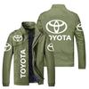 Cárdigan deportivo para hombre con LOGO de coche nuevo europeo y americano transfronterizo, cuello vertical, 2022, casual, ropa exterior, chaqueta juvenil para hombre