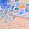 Amor estrella a través del agujero con cuentas pegamento de crema accesorios hechos a mano diy cadena para teléfono móvil accesorios de resina material para joyería pesaje